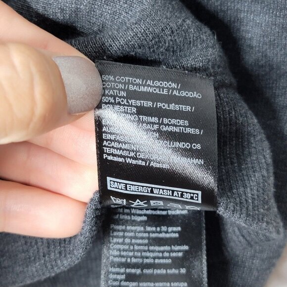 Ivy Park Dark Gray Logo Spell Out Pullover Hoodie Hooded Sweater Men's XS - Picture 6 of 6